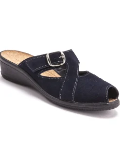 Femme Pédiconfort Mules réglables intérieur liège