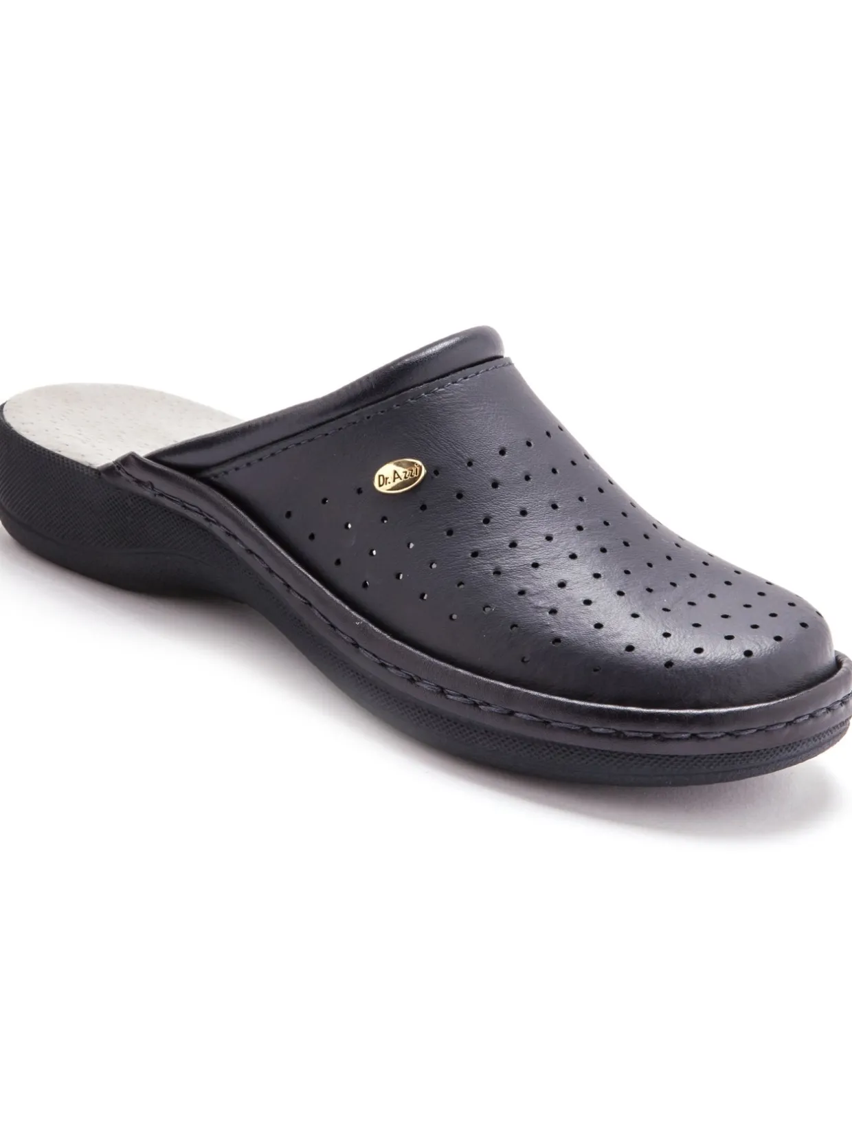 Femme Pédiconfort Mules ultra légères en cuir