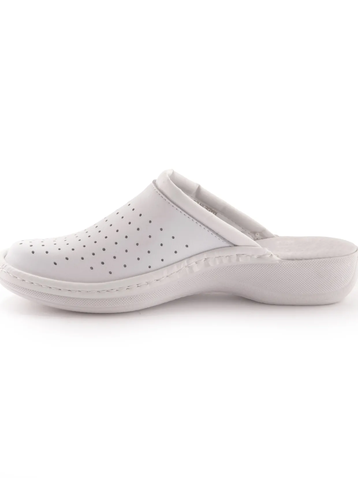 Femme Pédiconfort Mules ultra légères en cuir