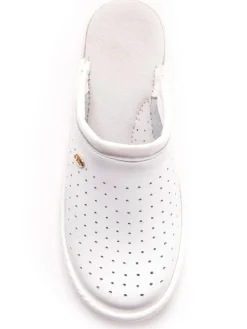 Femme Pédiconfort Mules ultra légères en cuir