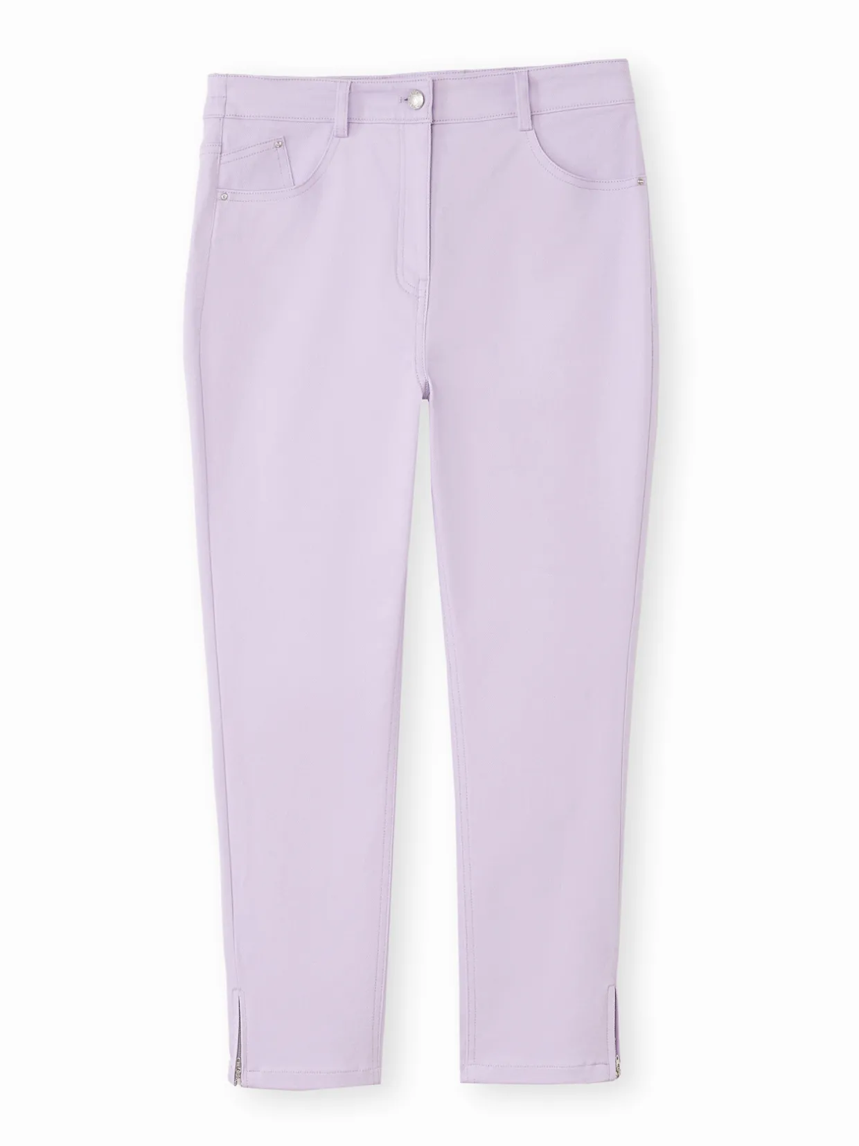 Femme Daxon Pantacourt 5 poches coupe droite