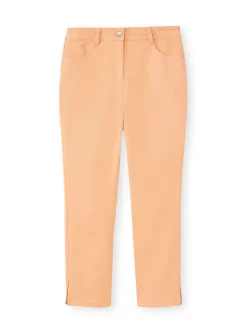 Femme Daxon Pantacourt 5 poches coupe droite