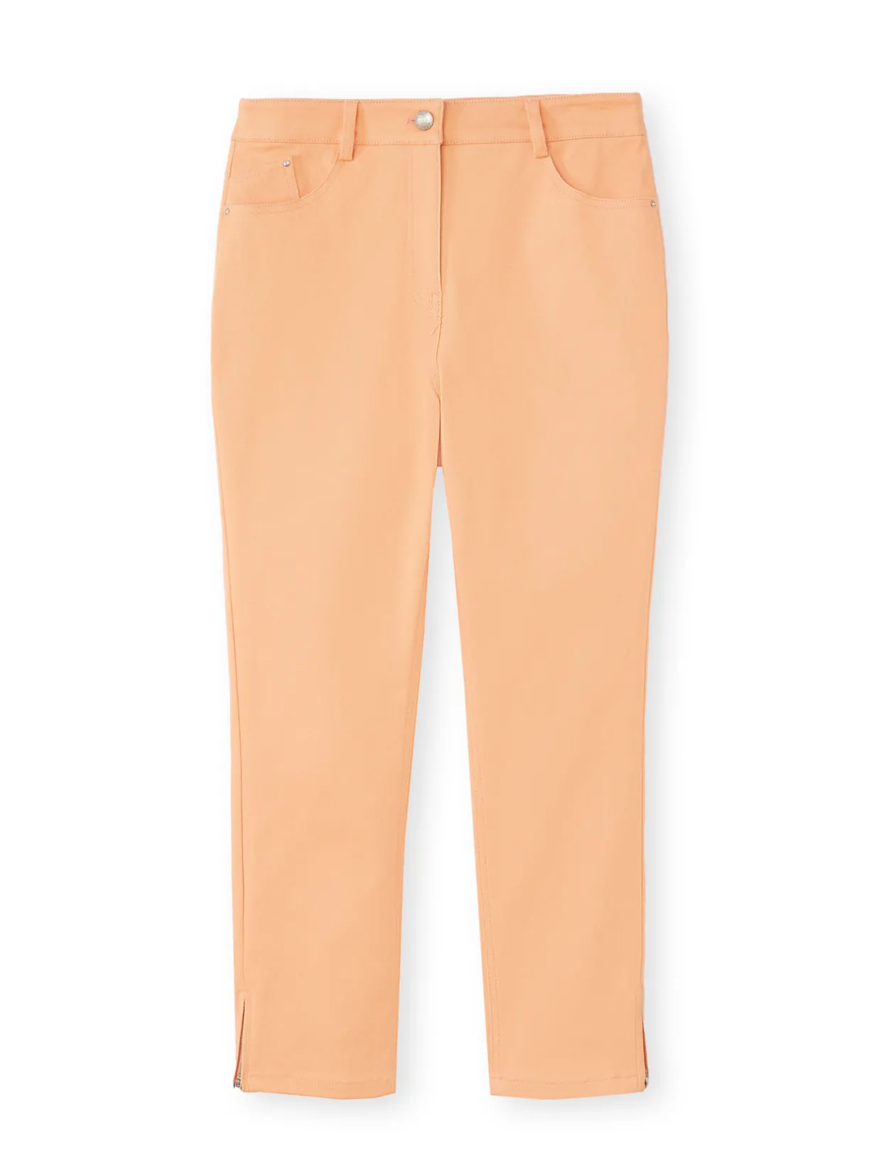 Femme Daxon Pantacourt 5 poches coupe droite