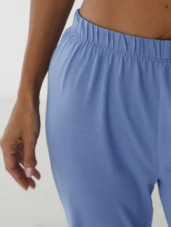 Daxon Pantacourt de pyjama jersey pur coton