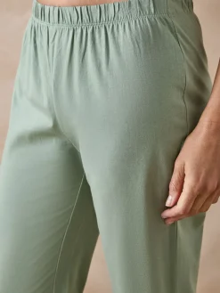 Daxon Pantacourt en maille coton