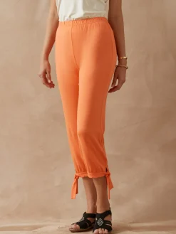 Femme Daxon Pantacourt en maille style sarouel