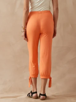 Femme Daxon Pantacourt en maille style sarouel