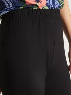 Femme Daxon Pantacourt en maille style sarouel