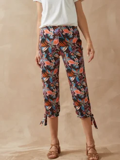 Femme Daxon Pantacourt en maille style sarouel