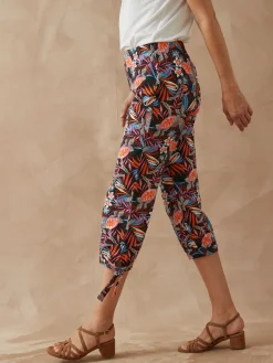 Femme Daxon Pantacourt en maille style sarouel