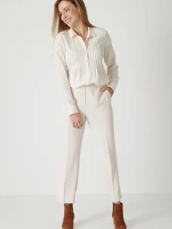 Femme Daxon Pantacourt élastiqué dos