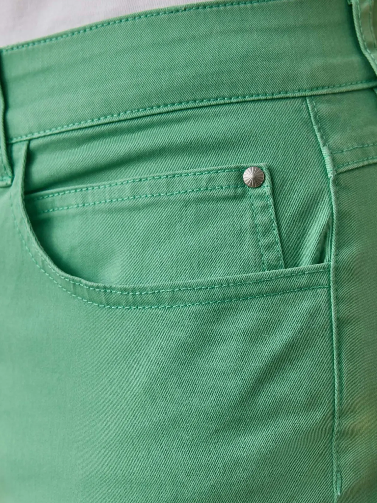 Femme Daxon Pantacourt élastiqué en gabardine