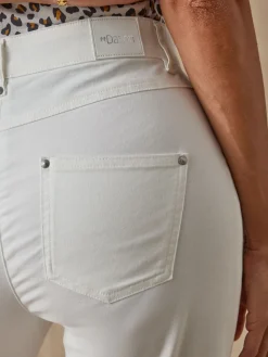 Femme Daxon Pantacourt élastiqué en gabardine