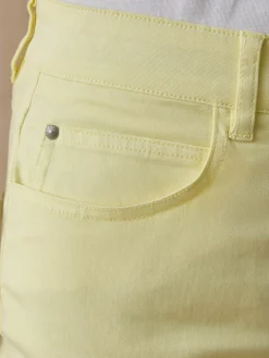 Femme Daxon Pantacourt élastiqué en gabardine