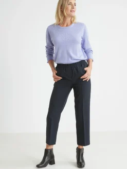 Femme Daxon Pantacourt élastiqué entrejambe 60cm