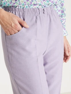 Femme Daxon Pantacourt élastiqué entrejambe 60cm