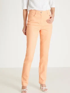 Femme Daxon Pantalon 5 poches coupe droite