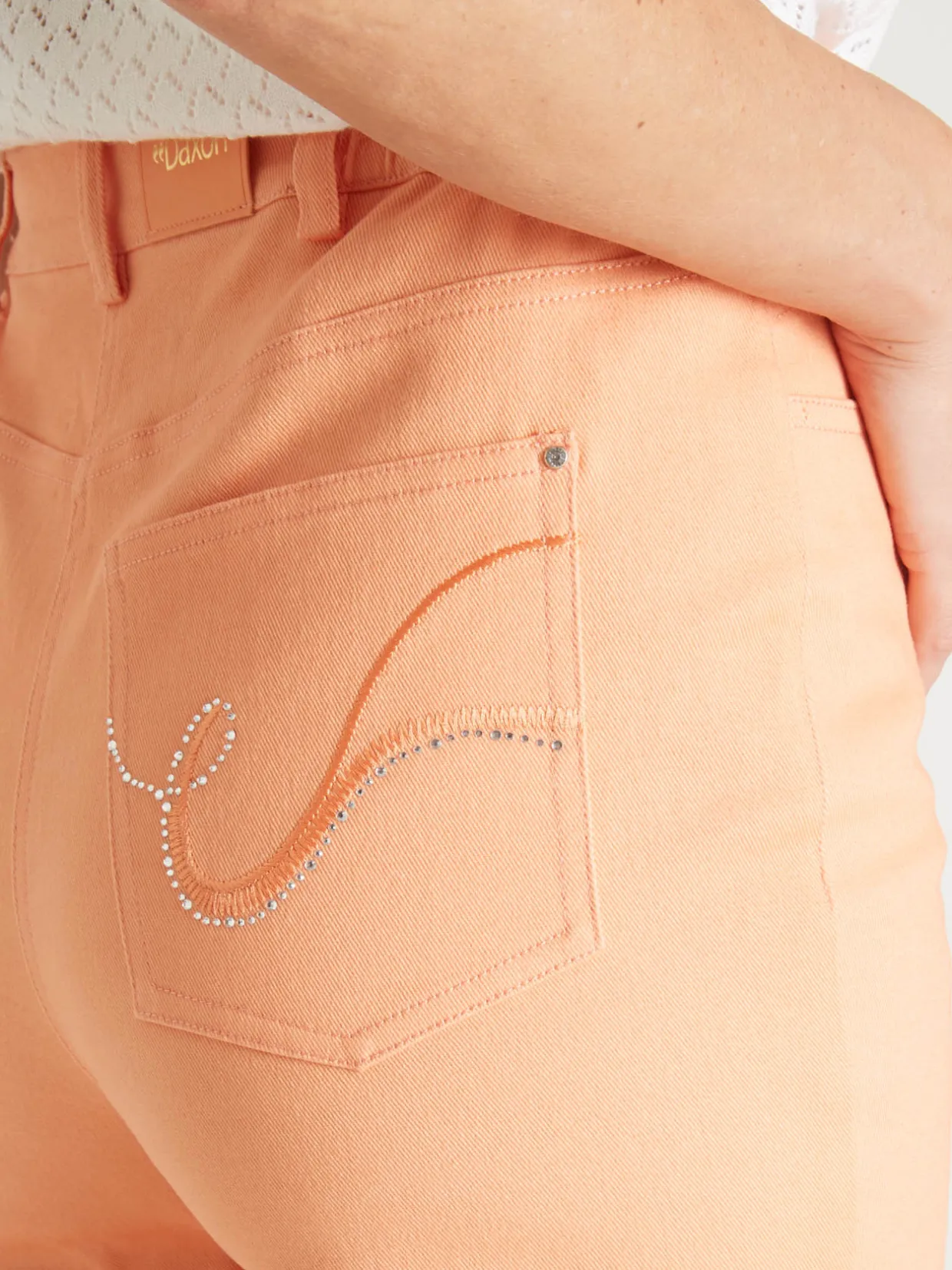 Femme Daxon Pantalon 5 poches coupe droite