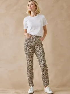 Femme Daxon Pantalon 5 poches coupe droite