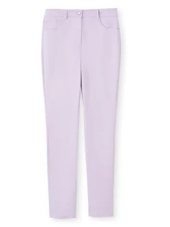 Femme Daxon Pantalon 5 poches coupe droite