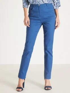 Femme Daxon Pantalon 5 poches coupe droite