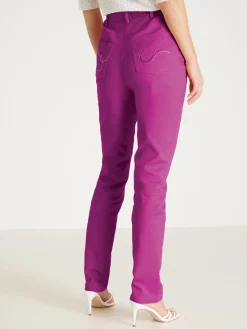 Femme Daxon Pantalon 5 poches coupe droite
