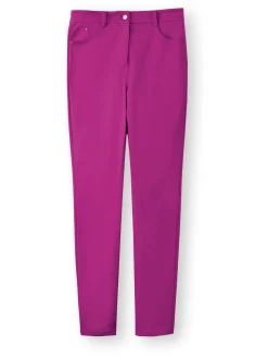 Femme Daxon Pantalon 5 poches coupe droite