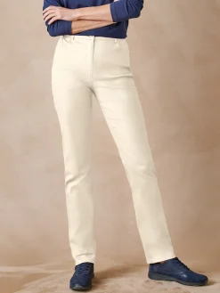 Femme Daxon Pantalon 5 poches taille haute