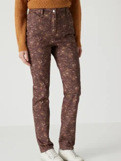 Femme Daxon Pantalon 5 poches taille haute