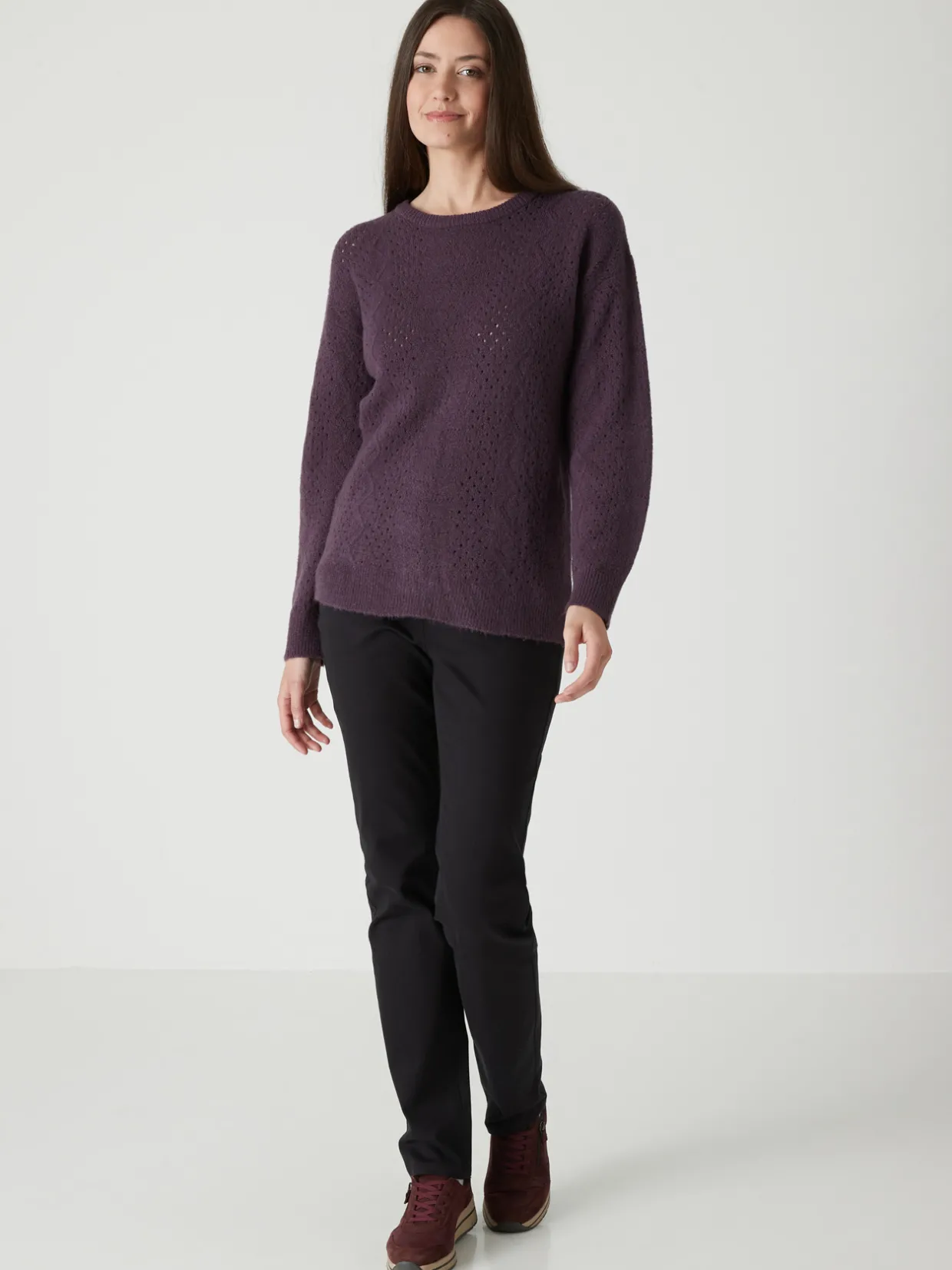 Femme Daxon Pantalon 5 poches taille haute