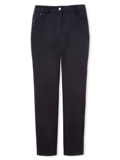 Femme Daxon Pantalon 5 poches taille haute