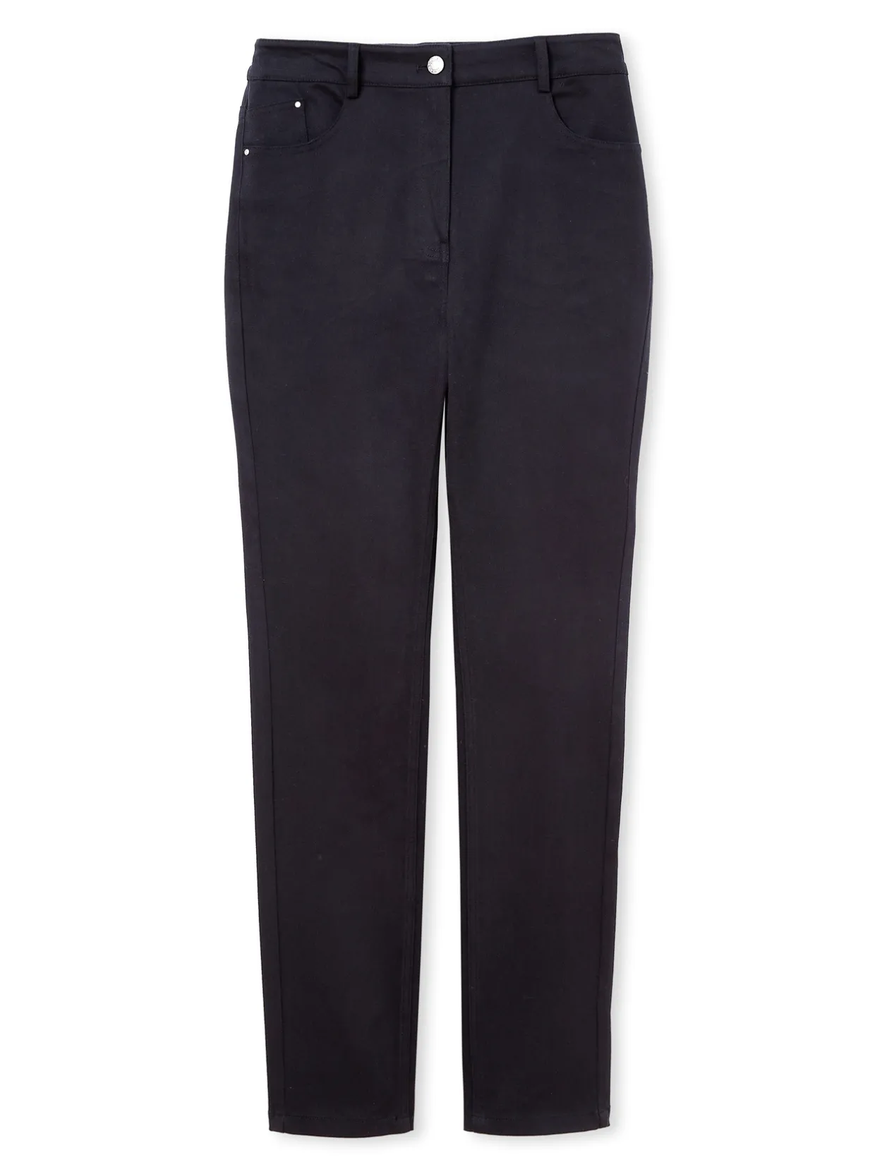 Femme Daxon Pantalon 5 poches taille haute