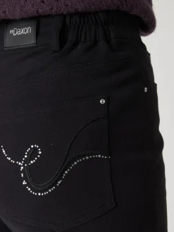 Femme Daxon Pantalon 5 poches taille haute