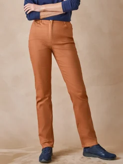 Femme Daxon Pantalon 5 poches taille haute