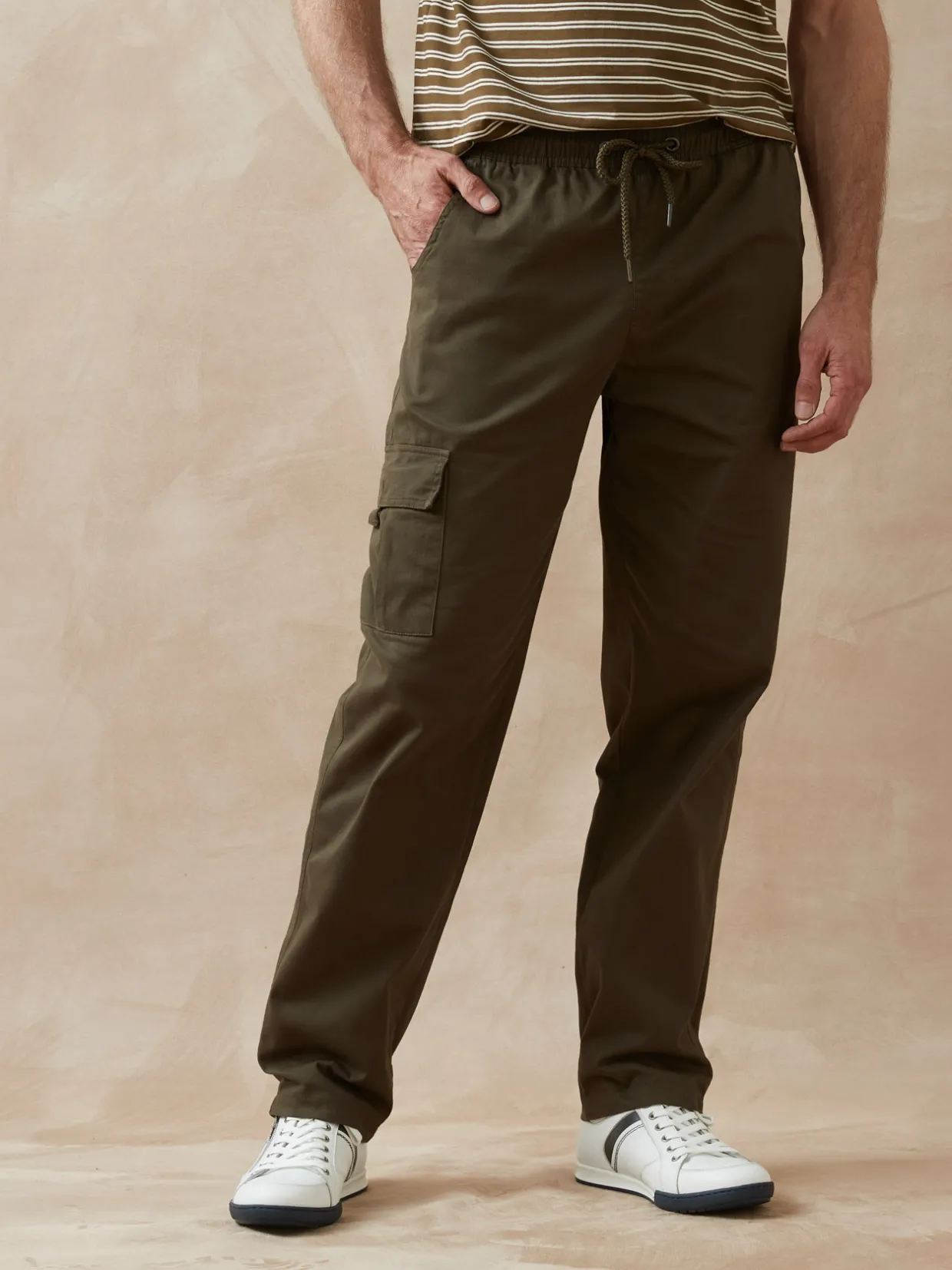 Homme Daxon Pantalon cargo élastiqué