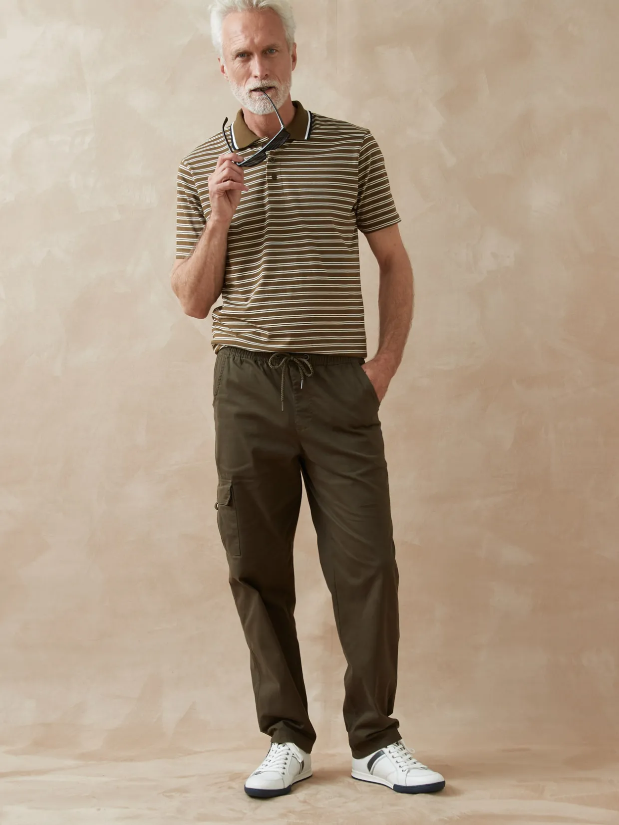 Homme Daxon Pantalon cargo élastiqué