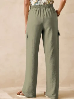 Femme Daxon Pantalon cargo élastiqué