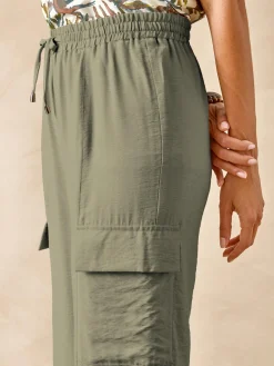 Femme Daxon Pantalon cargo élastiqué