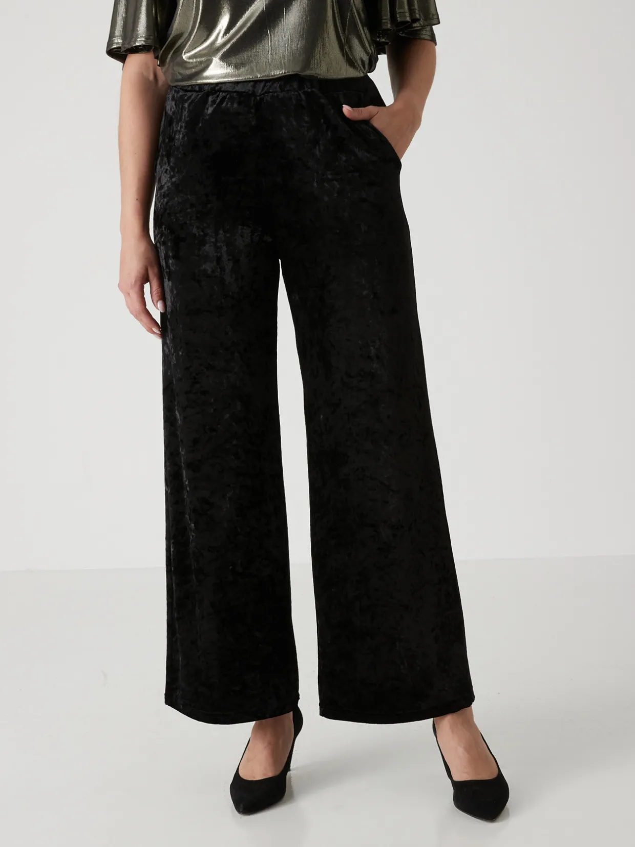 Femme Daxon Pantalon chic en velours