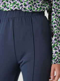 Femme Daxon Pantalon droit élastiqué maille milano