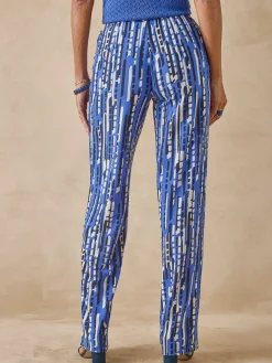 Femme Daxon Pantalon en crêpe fluide