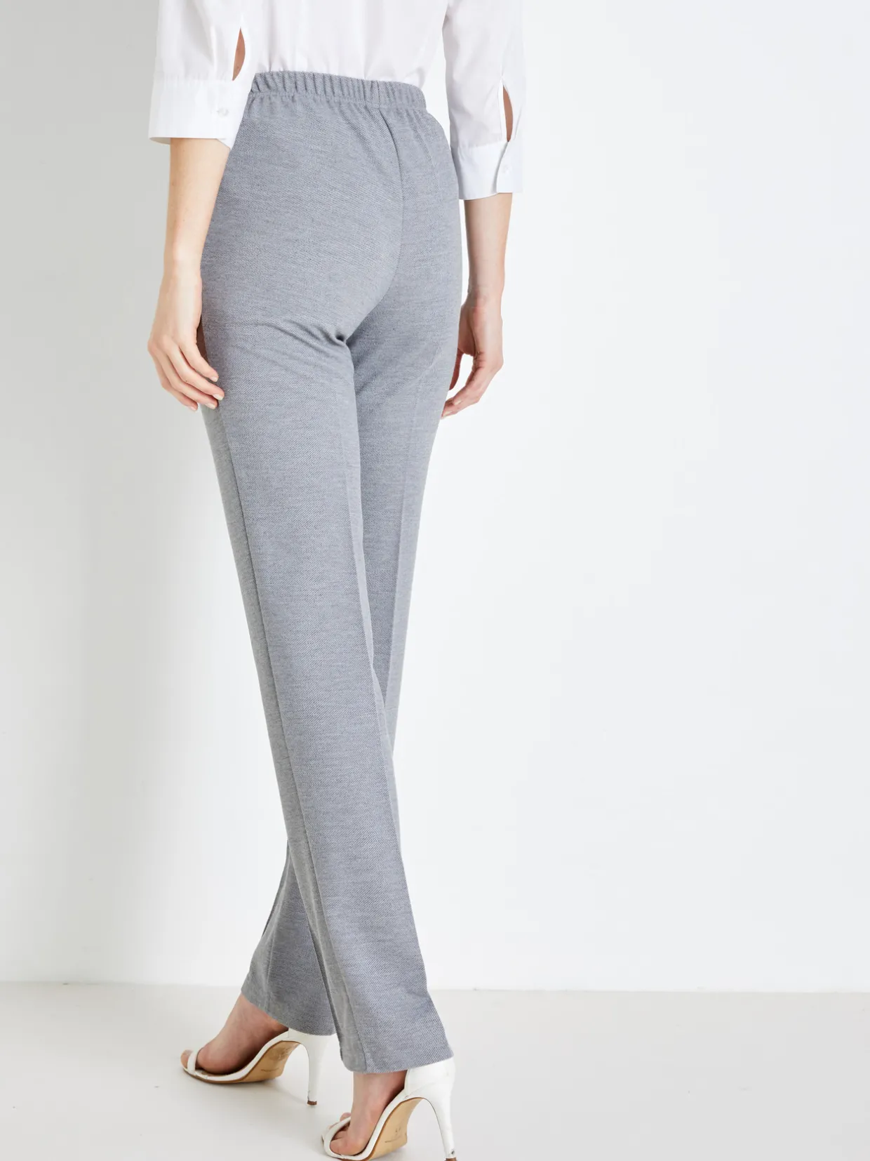 Femme Daxon Pantalon en maille stature + d'1,60m