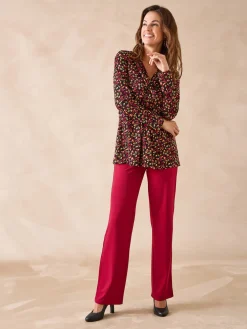 Femme Daxon Pantalon entièrement élastiqué en maille