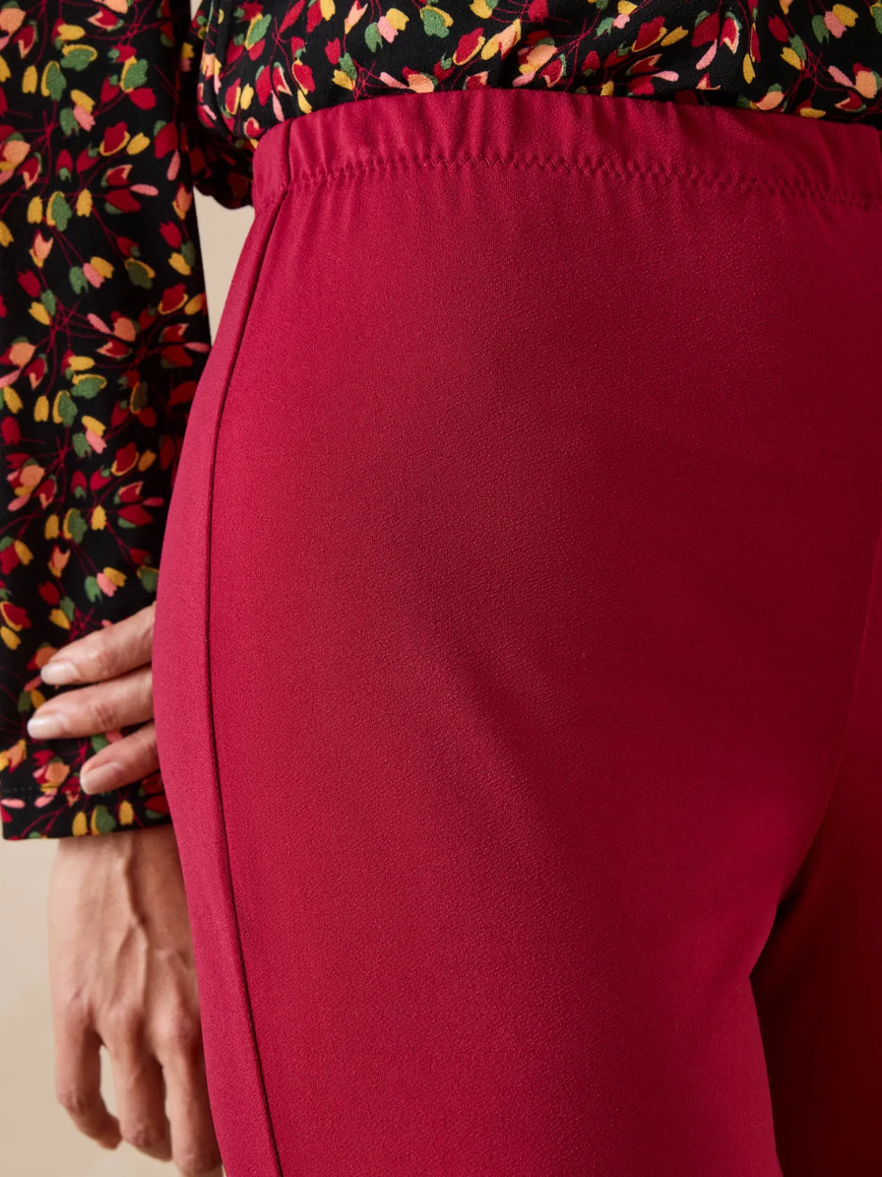 Femme Daxon Pantalon entièrement élastiqué en maille