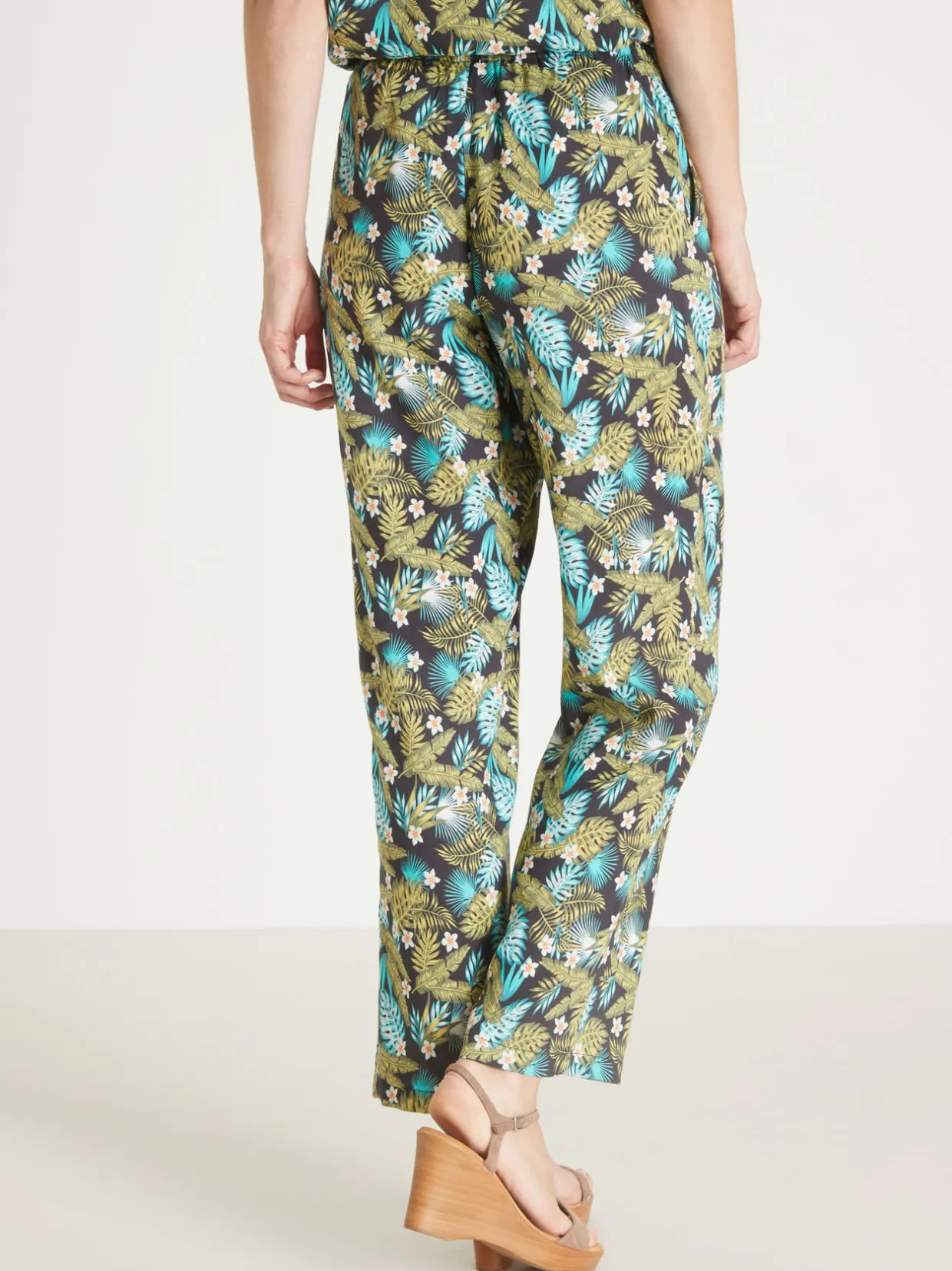 Femme Daxon Pantalon fluide entièrement élastiqué