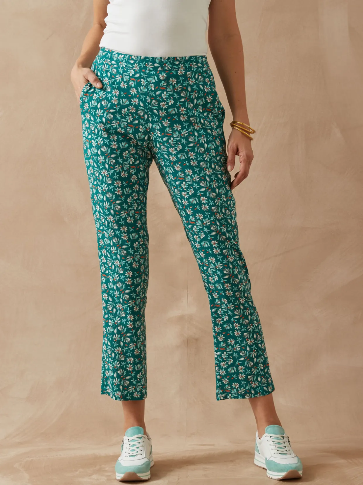 Femme Daxon Pantalon fluide élastiqué