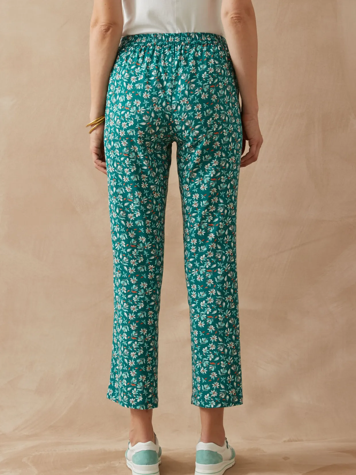 Femme Daxon Pantalon fluide élastiqué