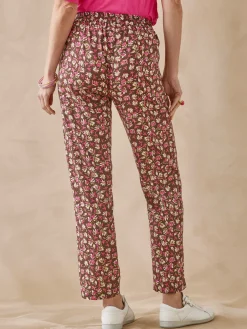 Femme Daxon Pantalon fluide élastiqué