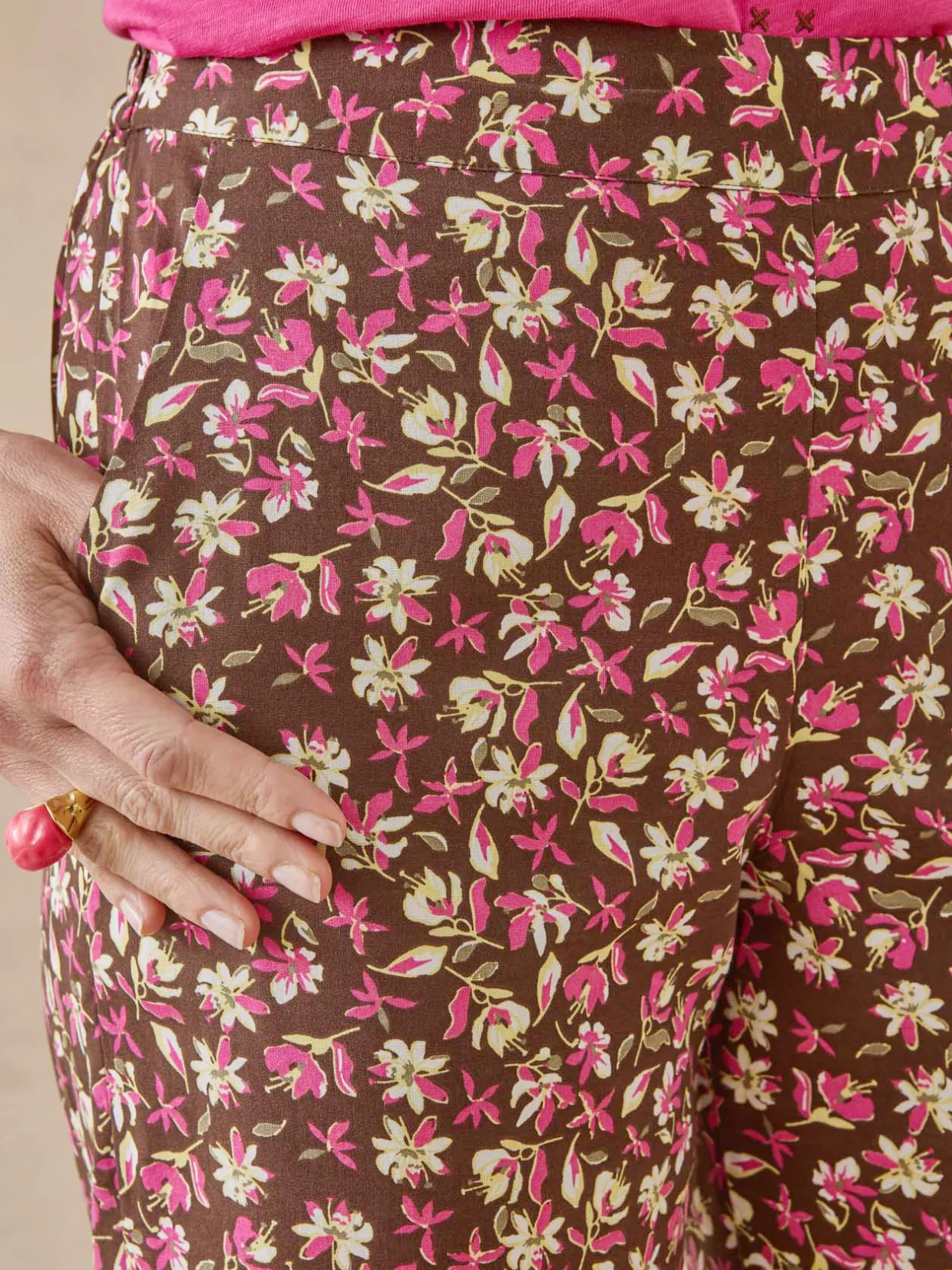 Femme Daxon Pantalon fluide élastiqué