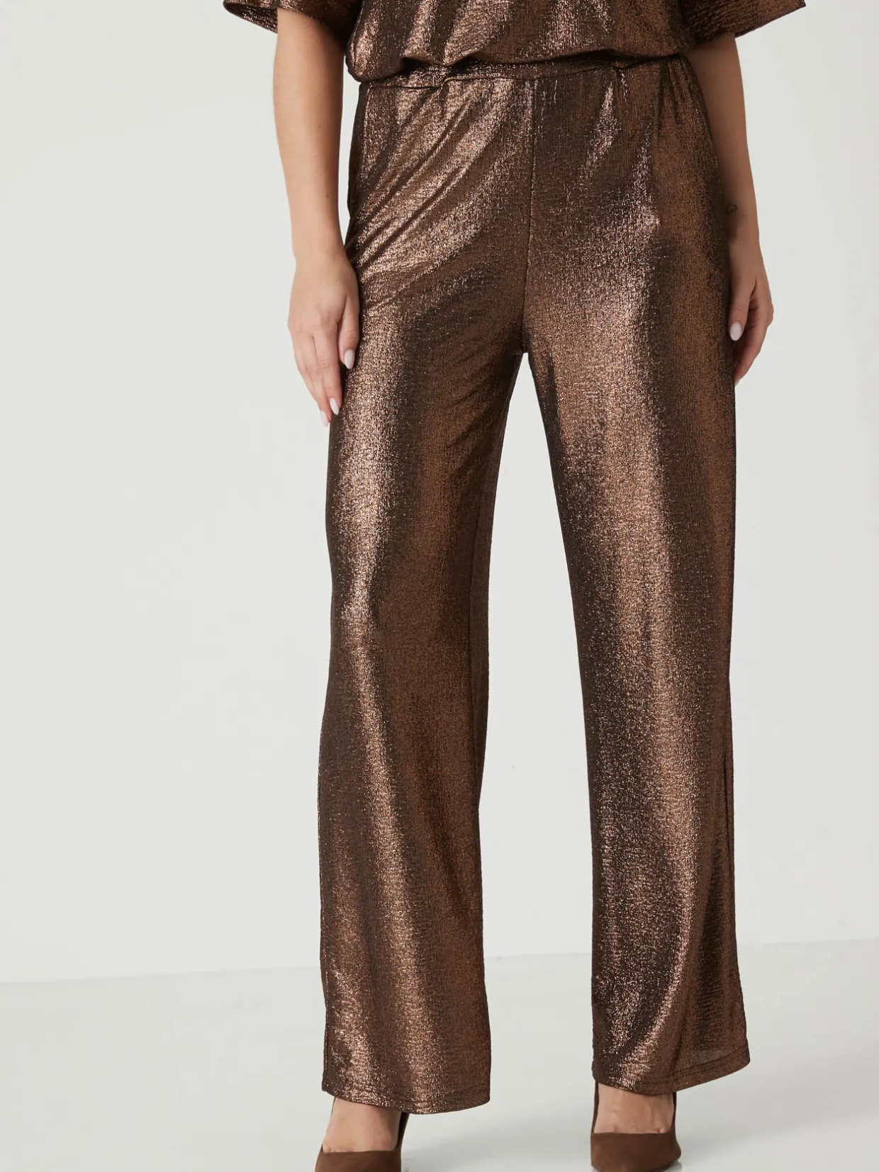 Femme Daxon Pantalon irisé élastiqué